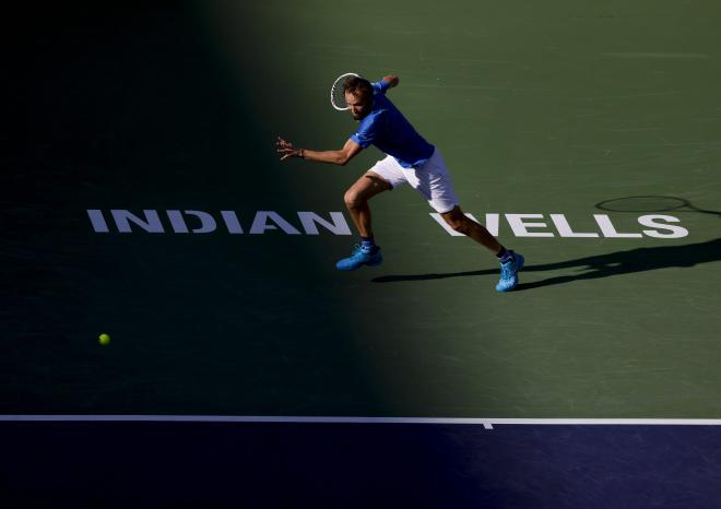 Daniil Medvedev, jugador Ruso en Indian Wells (Foto: Cordon Press).