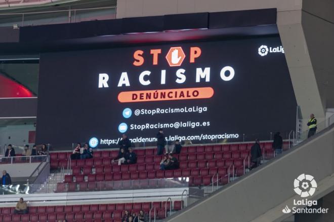 El Valencia CF se une con el Atlético contra el racismo (Foto: LaLiga).