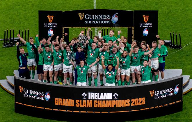 Nadie pudo con Irlanda, campeón invicto del Seis Naciones de Rugby en 2023.
