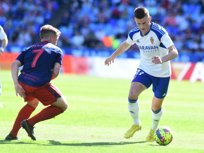 Carlos Nieto, en el Real Zaragoza - Albacete (Foto: LaLiga).