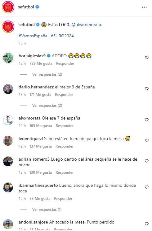 El comentario de Borja Iglesias.