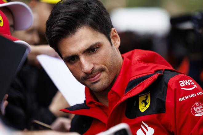 Carlos Sainz, piloto de la escudería de Ferrari (Foto: Cordon Press).