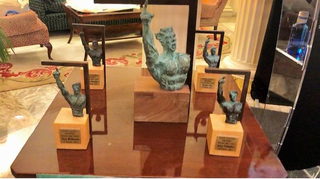 Trofeos de la XXI edición del Dani Gueñes Trophy (Foto: DMQ BIzkaia).