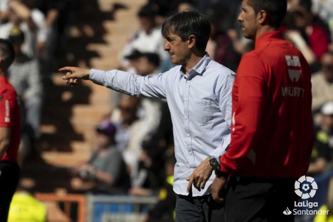 Pacheta ante el Madrid en el Santiago Bernabéu.