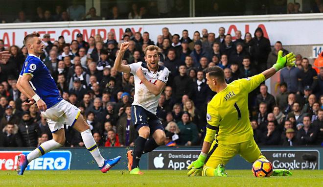 Harry Kane, en el Tottenham-Everton. Fuente; Cordon Press