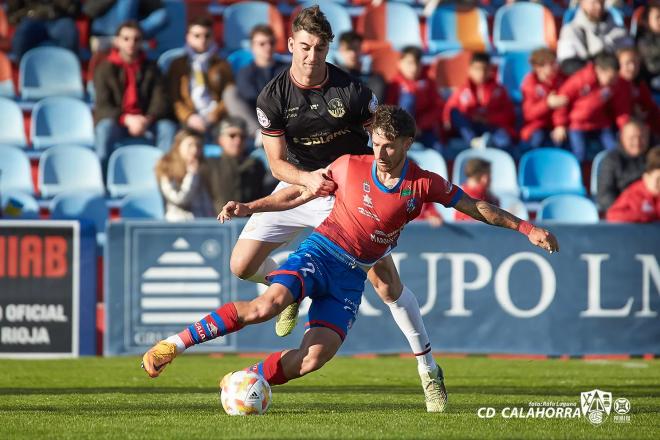 Ángel López, cedido por el Real Zaragoza (Foto: Rafa Laguna/CD Calahorra).