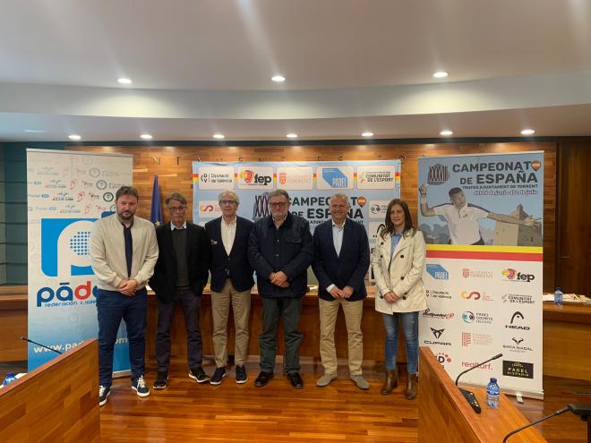 Torrent recibe el XXXVIII Campeonato de España Absoluto de Pádel en 2023