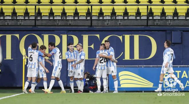 Celebración del gol de Rubén Castro (0-2) ante el Villarreal 'B' (Foto: LaLiga).