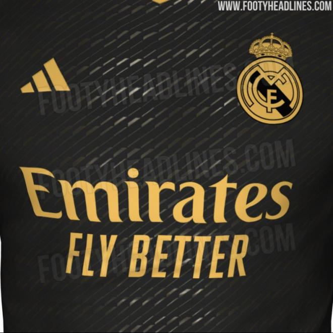 Camiseta alternativa del Real Madrid 23/24 (Foto: Footy Headlines).