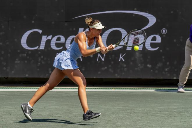 Paula Badosa, en el torneo de Charleston (Foto: Cordon Press).