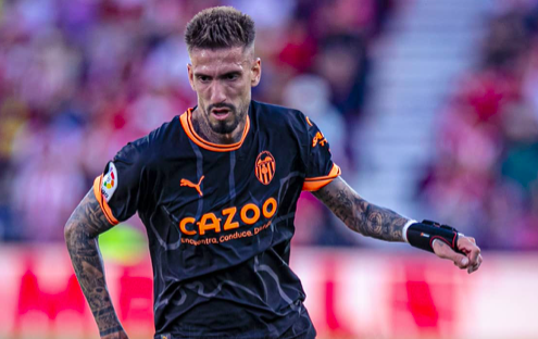 Samu Castillejo, en el Almería - Valencia CF (Foto: VCF).