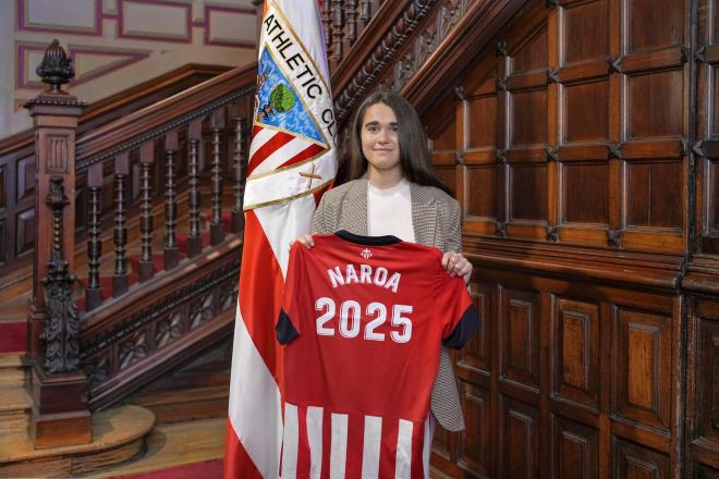 Naroa Uriarte, natural de bakio, ha renovado por el equipo femenino del Athletic Club hasta 2025.