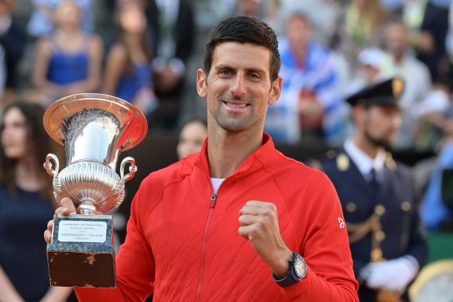Novak Djokovic, campeón del Masters 1000 de Roma 2022 (Foto: Cordon Press).
