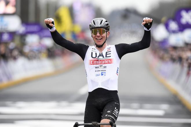 Tadej Pogacar, ganador del Tour de Flandes (Foto: Cordon Press).