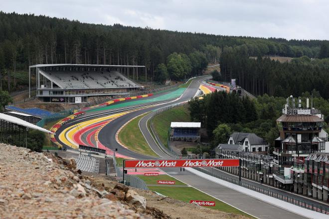 La mítica curva Eau Rouge de Spa Fracorchamps (Foto: Cordon Press)