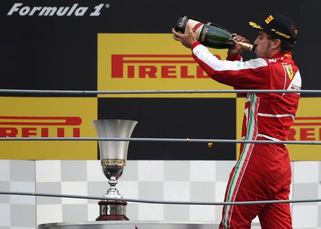 Fernando Alonso en Ferrari 2013 (Foto: Cordon Press).