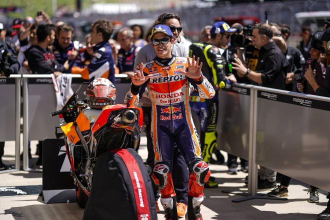 Marc Márquez celebrando su séptima y última victoria en Austin (Foto: Cordon Press)