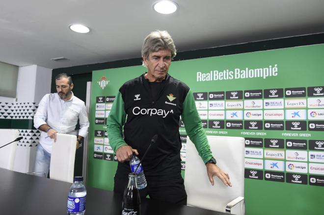 Pellegrini, en la rueda de prensa previa al partido ante el Espanyol (Foto: Kiko Hurtado).