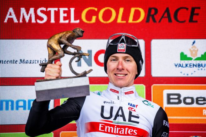 Tadej Pogacar, campeón de la Amstel Gold Race (Foto: Cordon Press).