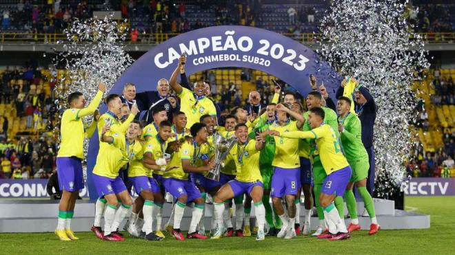 Selección de Brasil Sub20 (Foto: CBF_Futebol).