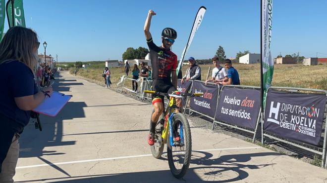 David Rodríguez, al final de la prueba.