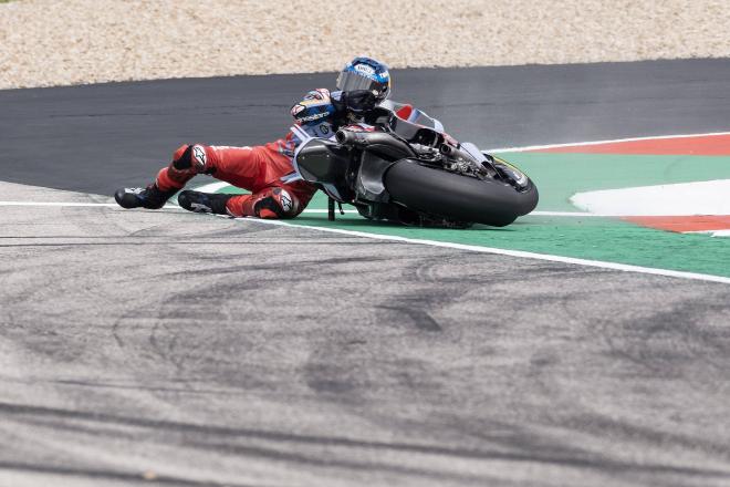 Caída de Álex Márquez en el Gran Premio de las Américas (Foto: Cordon Press).