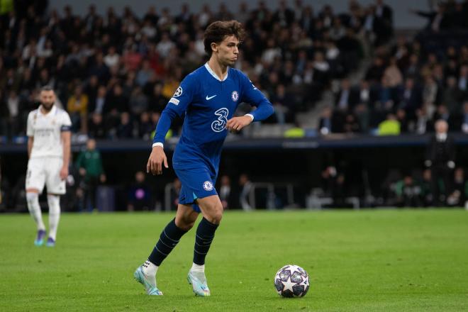 Joao Félix, en un partido de Champions contra el Real Madrid (Foto: Cordon Press).