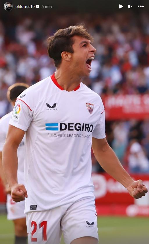 La foto de Óliver en Instagram.