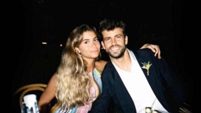 Gerard Piqué junto a Clara Chía (Instagram)