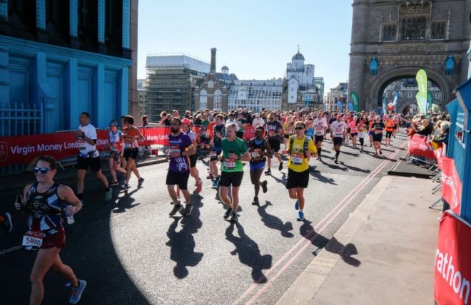 Maratón de Londres (Foto: redes sociales del maratón de Londres)