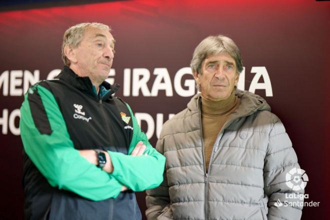 Cousillas y Pellegrini ante Osasuna (Foto: LaLiga)