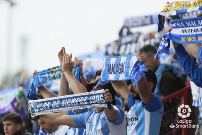 Afición del Málaga esta temporada (Foto: LaLiga).