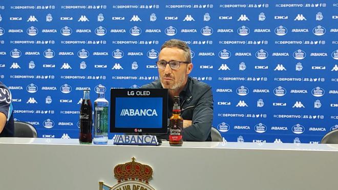 Rueda de prensa de Óscar Cano