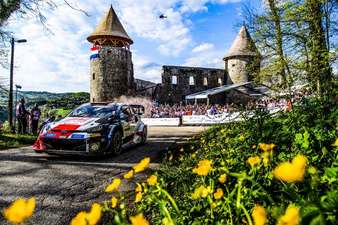 Imágenes de la carrera de rally en Croacia (@OfficialWRC)