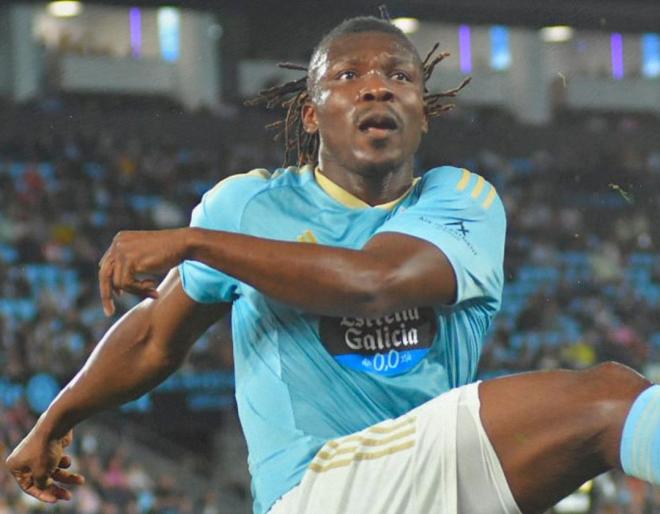 Joseph Aidoo, ante el Elche (Foto: RC Celta).