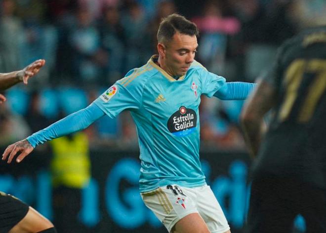 Iago Aspas, ante el Elche (Foto: RC Celta).