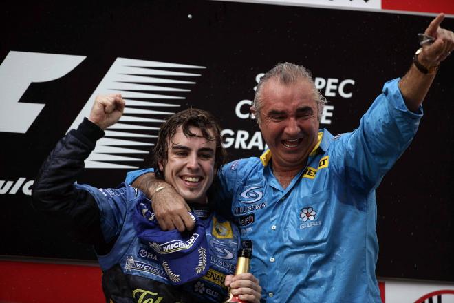 Fernando Alonso y Flavio Briatore han compartido muchos momentos juntos. (Cordon Press)