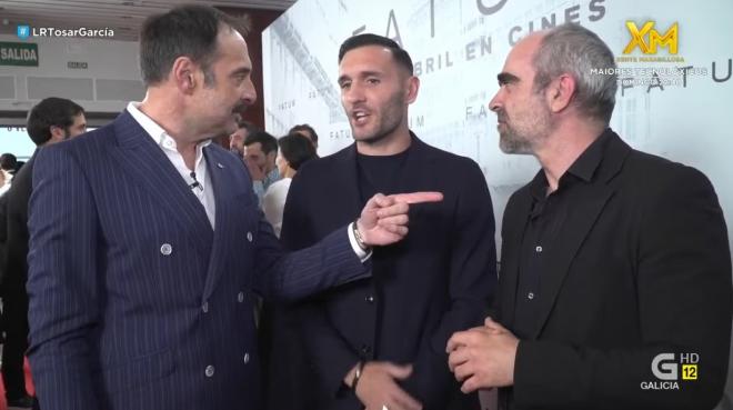 Lucas Pérez, Luis Tosar y Roberto Vilar (Foto: TVG)