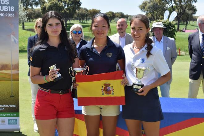 Los valencianos Raúl Gómez y Lucía Valderrama, subcampeones de España de golf