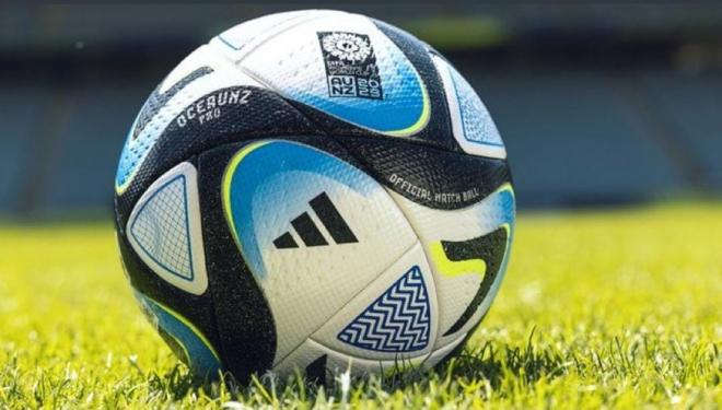 Oceaunz, el balón oficial del Mundial de Fútbol Femenino 2023.