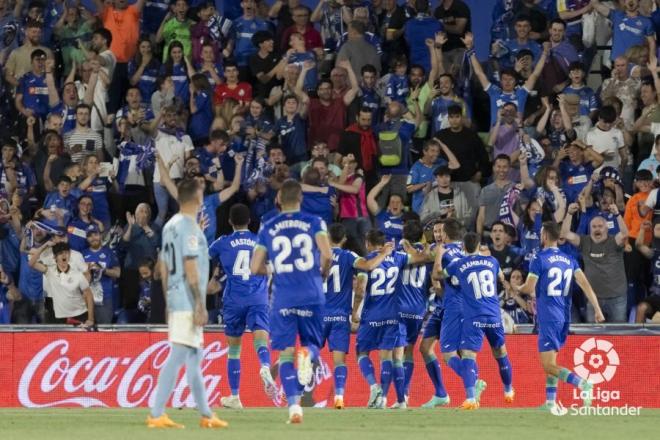 Penalti de Enes Ünal al Celta (Foto: LaLiga).