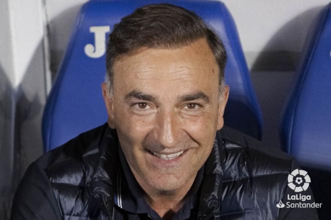 Carvalhal en el Getafe-Celta (Foto: LaLiga).