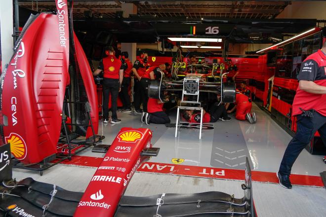Box de Ferrari (Foto: Cordon Press).