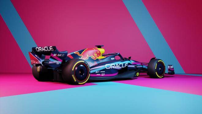 El nuevo Red Bull para la carrera del GP de Miami (Foto: Red Bull).