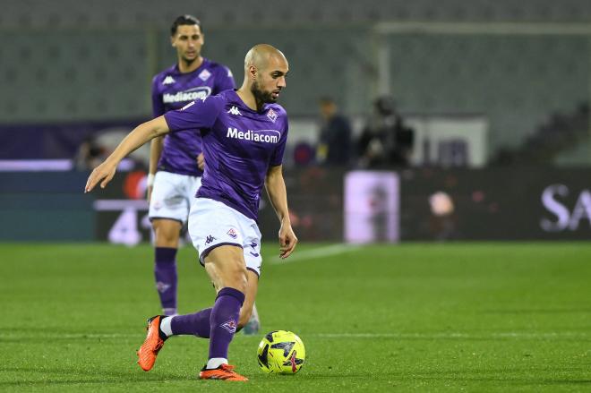 Sofyan Amrabat, jugador de la Fiorentina (Foto: Cordon Press).
