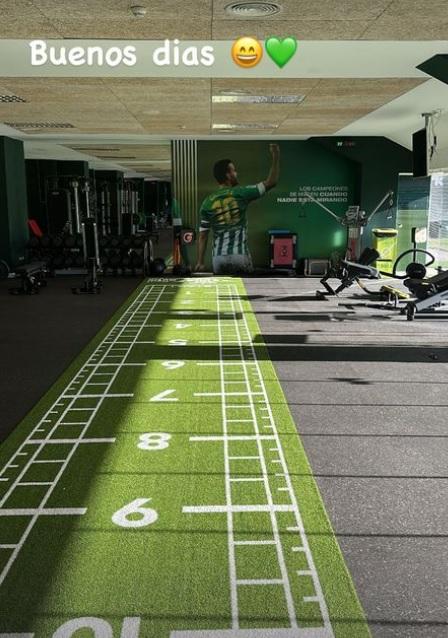 La fotografía de Luiz Felipe del gimnasio.
