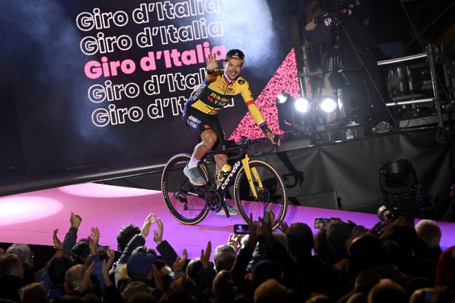 Primoz Roglic en la presentación del Giro de Italia (Foto: Cordon Press)