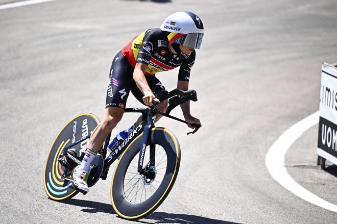 Remco Evenepoel, en la etapa 1 del Giro de Italia 2023 (Foto: EFE).