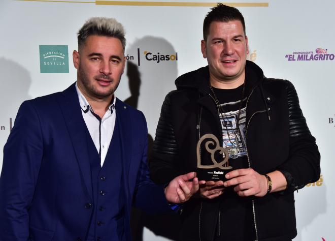 Andy y Lucas, en la gala de premios de Radiolé. (Cordon Press)