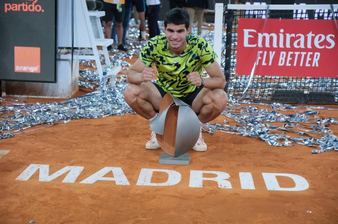 Carlos Alcaraz, campeón del Open de Madrid